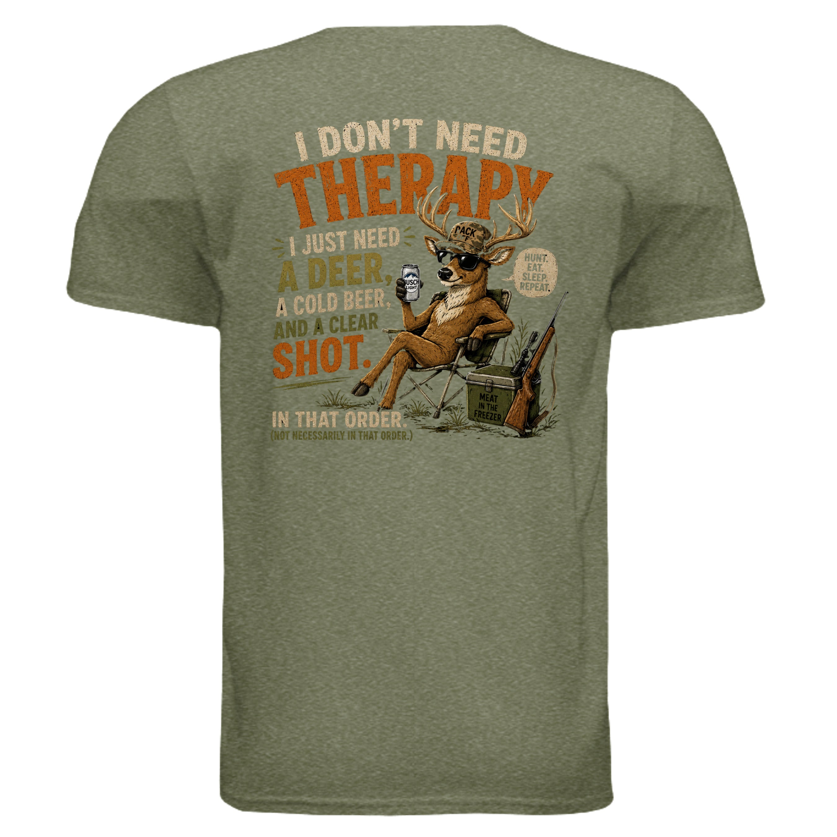 HEATHER MILITARY GREEN - G640 - BACK