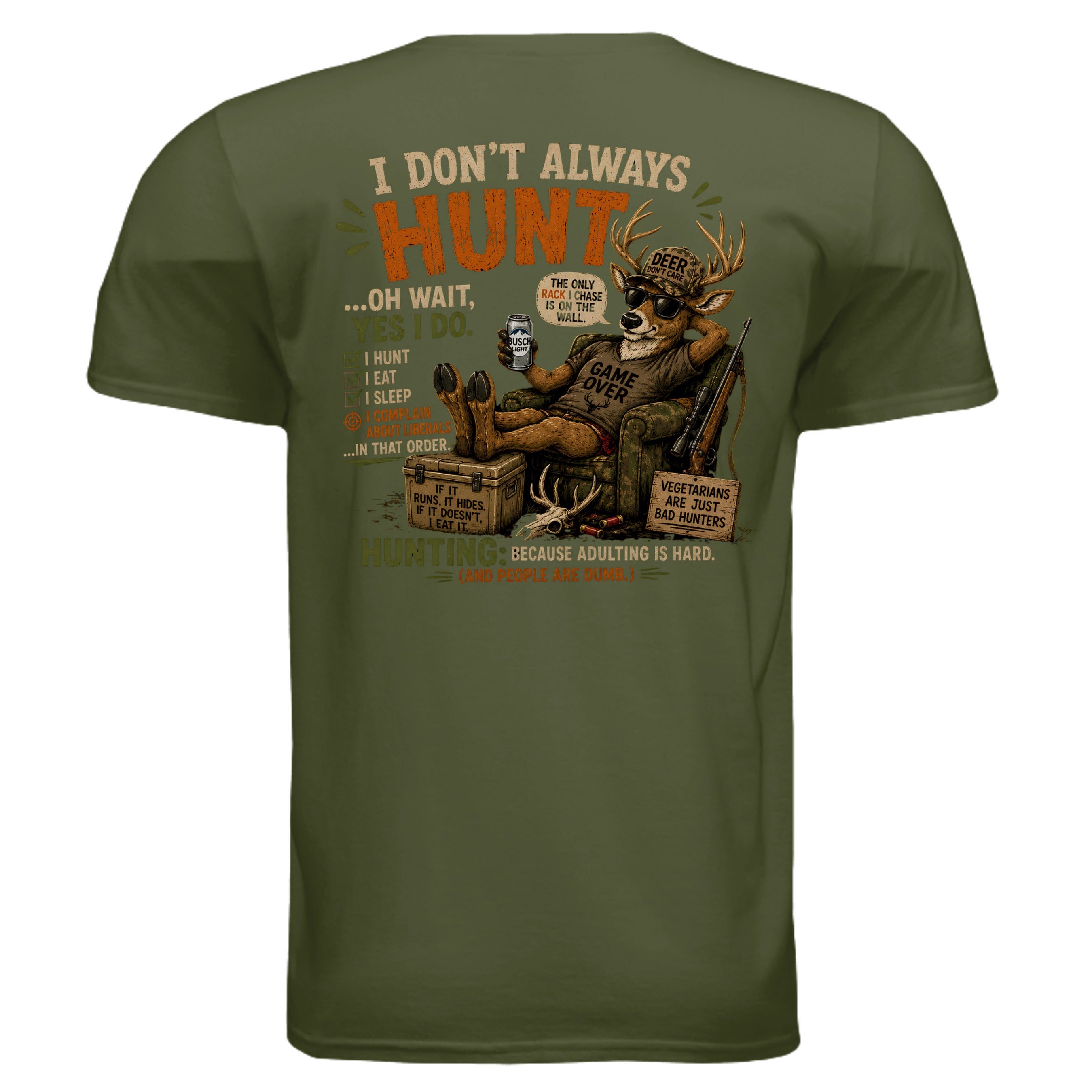 MILITARY GREEN - G640 - BACK
