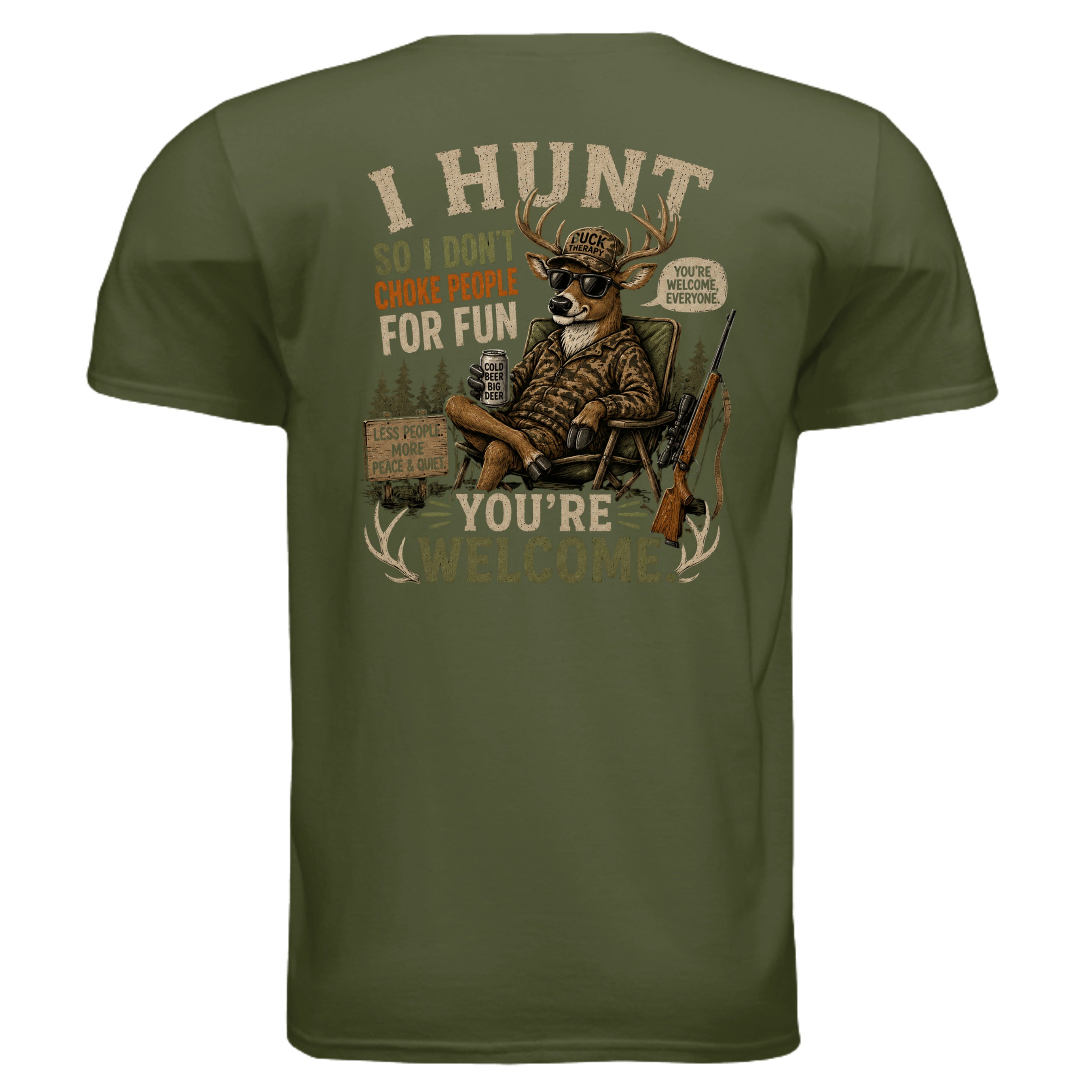 MILITARY GREEN - G640 - BACK