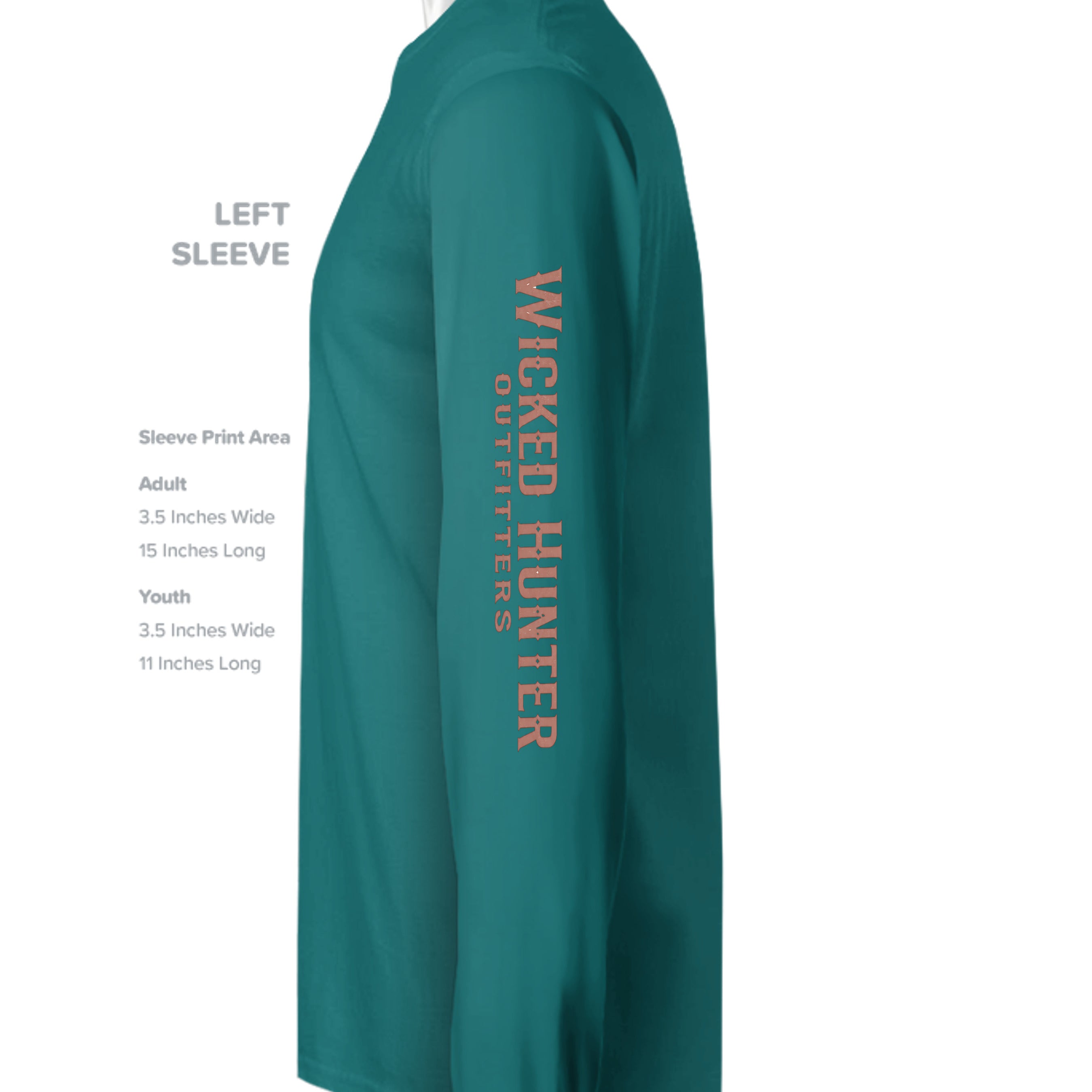 Heathered Teal - DT135 - SLEEVE_LEFT