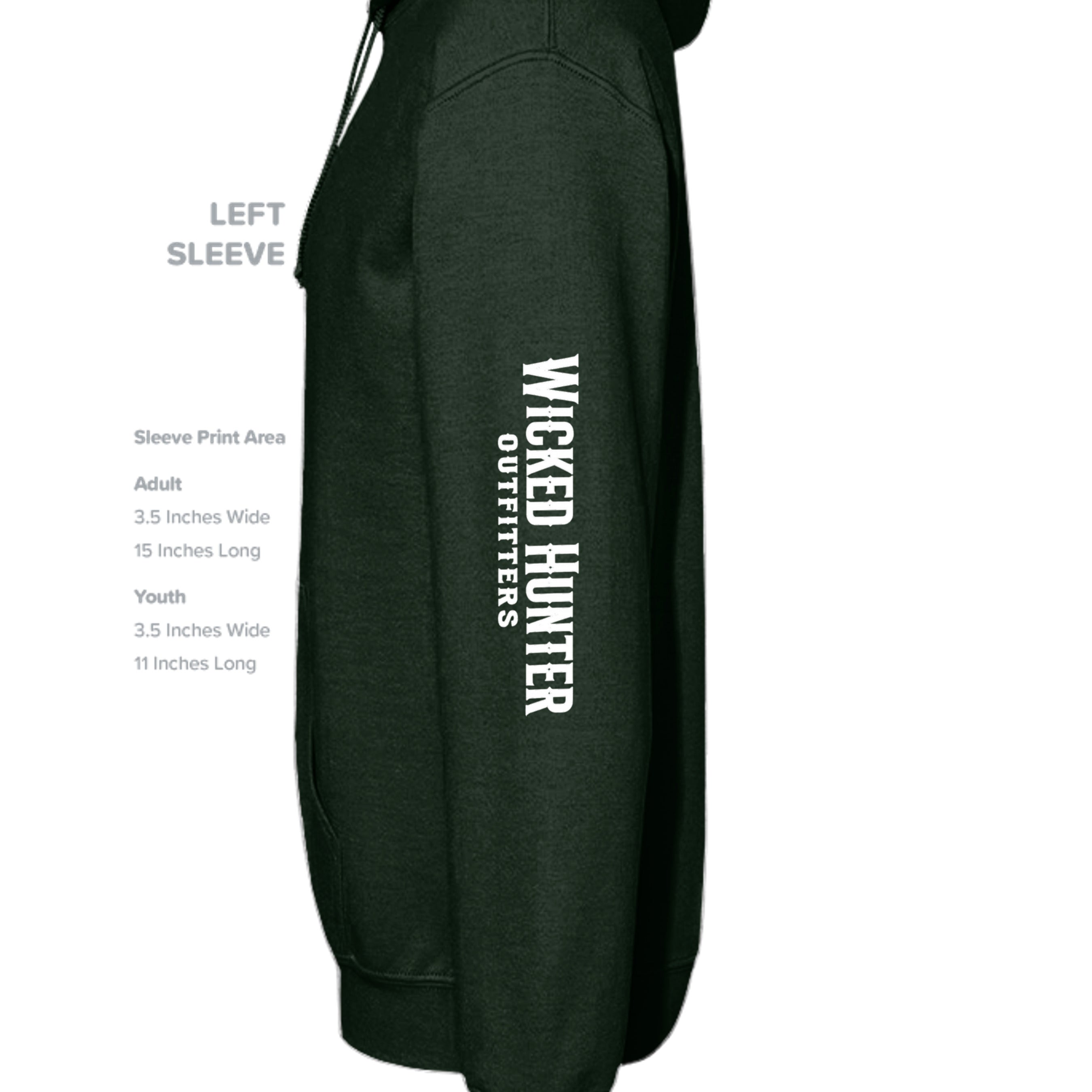 FOREST GREEN - G185B - SLEEVE_LEFT