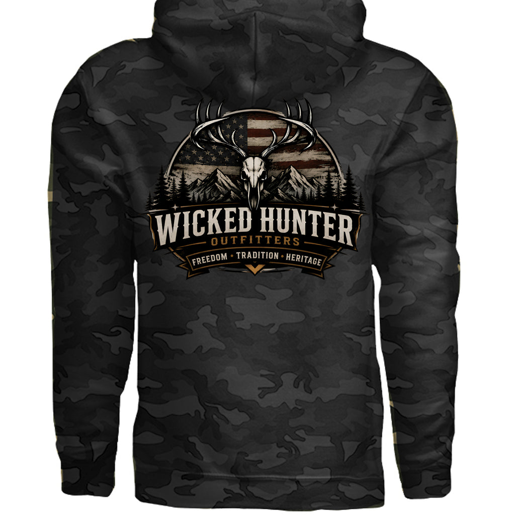 Black Camo - IND4000 - BACK